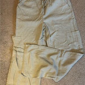 Love Tree Light Green Cargo Pants Relaxed Fit